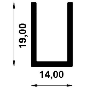 AL1018B - PERFIL U 14X19